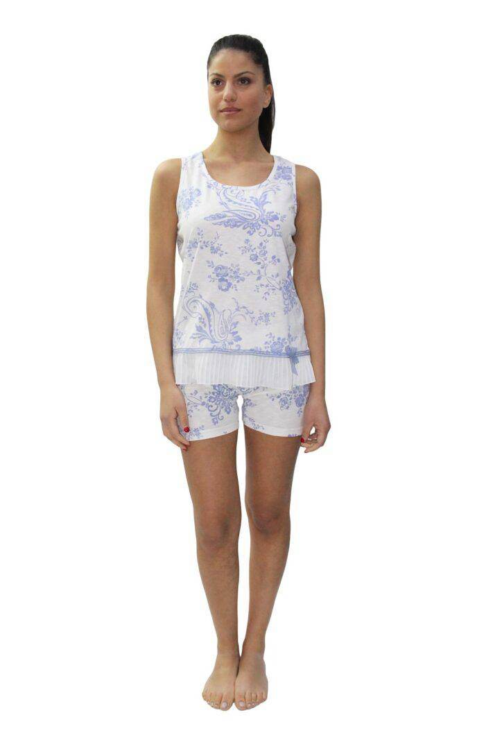 Pigiama Bretella Donna E1713 Fida - evabiancheria