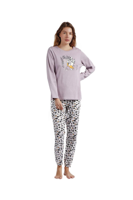 Pigiama Giro collo Donna 60567 Disney evabiancheria