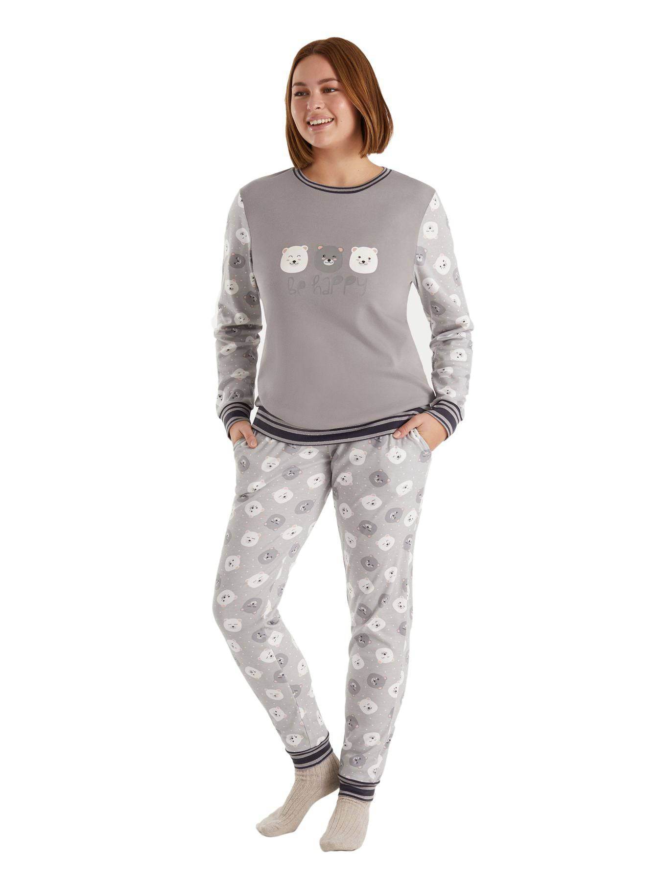 Pigiama Giro collo Donna N12452 Promise - evabiancheria