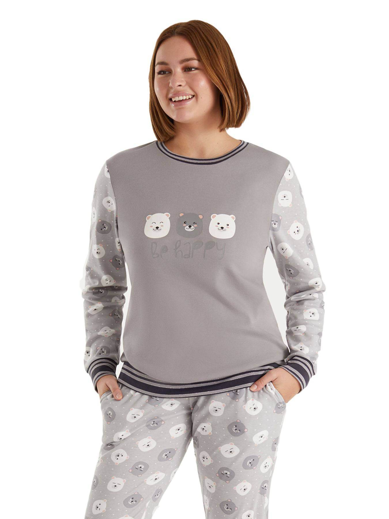 Pigiama Giro collo Donna N12452 Promise - evabiancheria