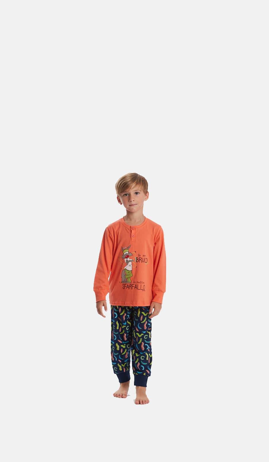 Pigiama Lungo Bambini e ragazzi H6240 Happy People - evabiancheria