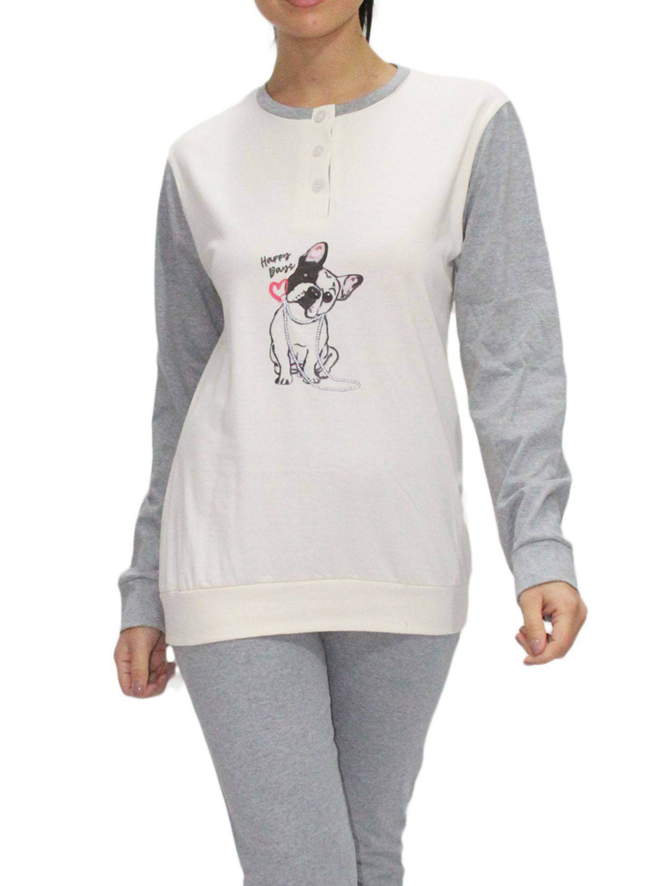Pigiama Lungo Donna 251 PF No Name - evabiancheria