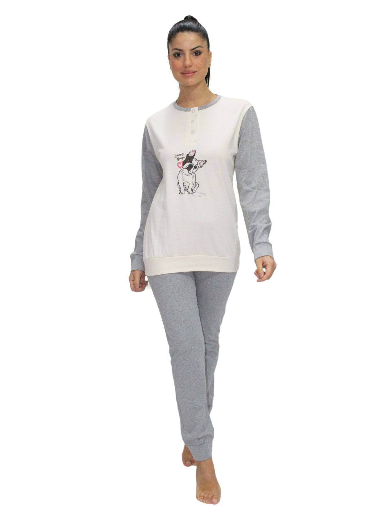 Pigiama Lungo Donna 251 PF No Name - evabiancheria