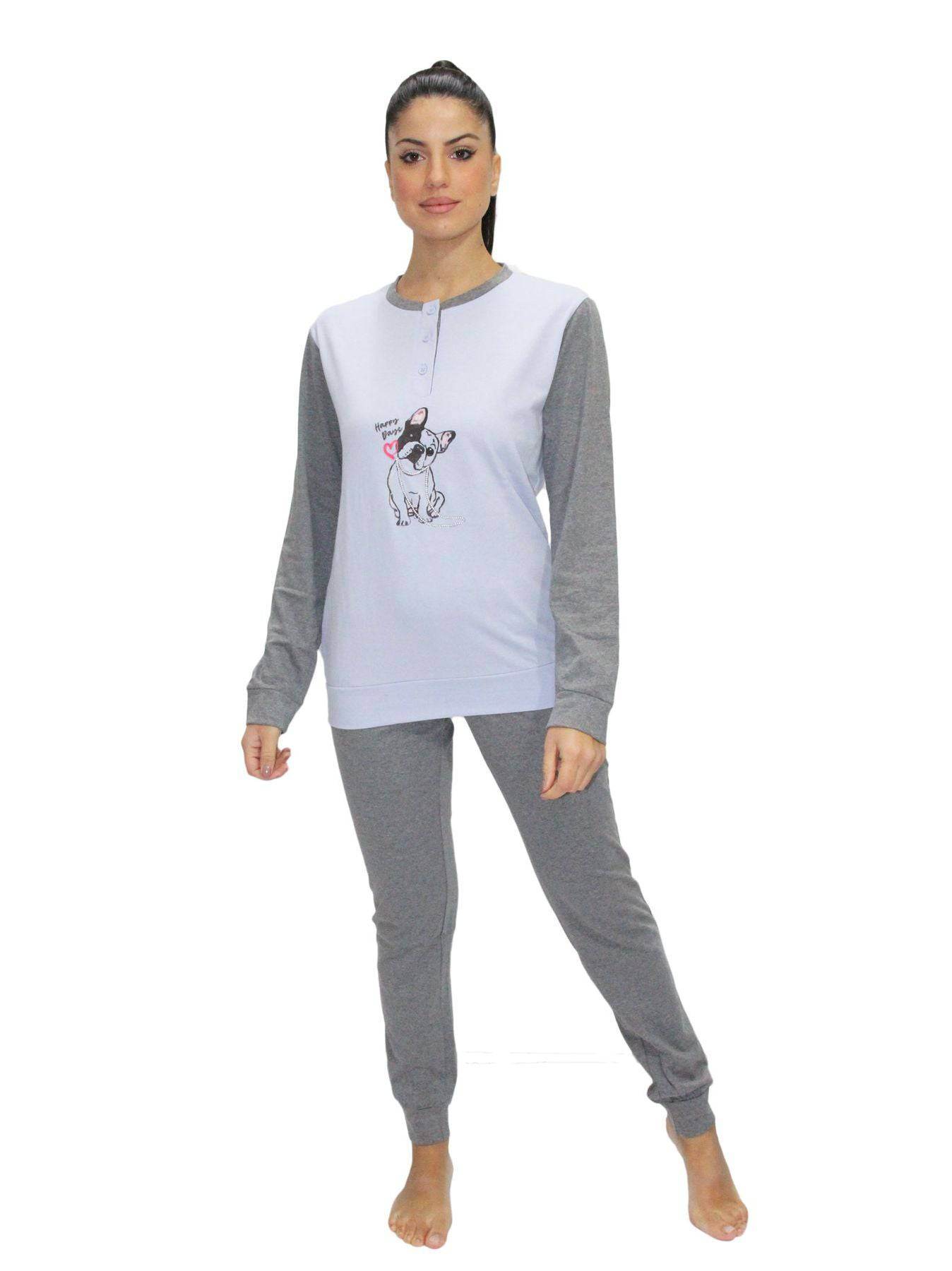 Pigiama Lungo Donna 251 PF No Name - evabiancheria