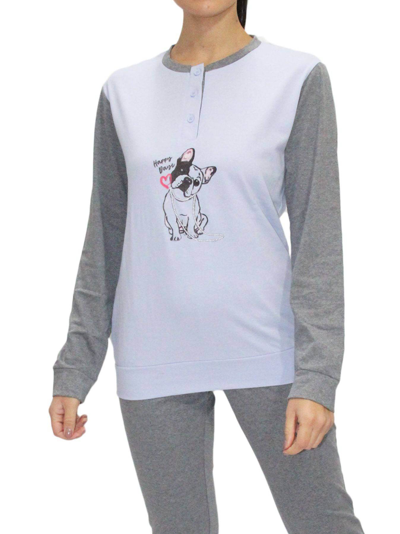 Pigiama Lungo Donna 251 PF No Name - evabiancheria