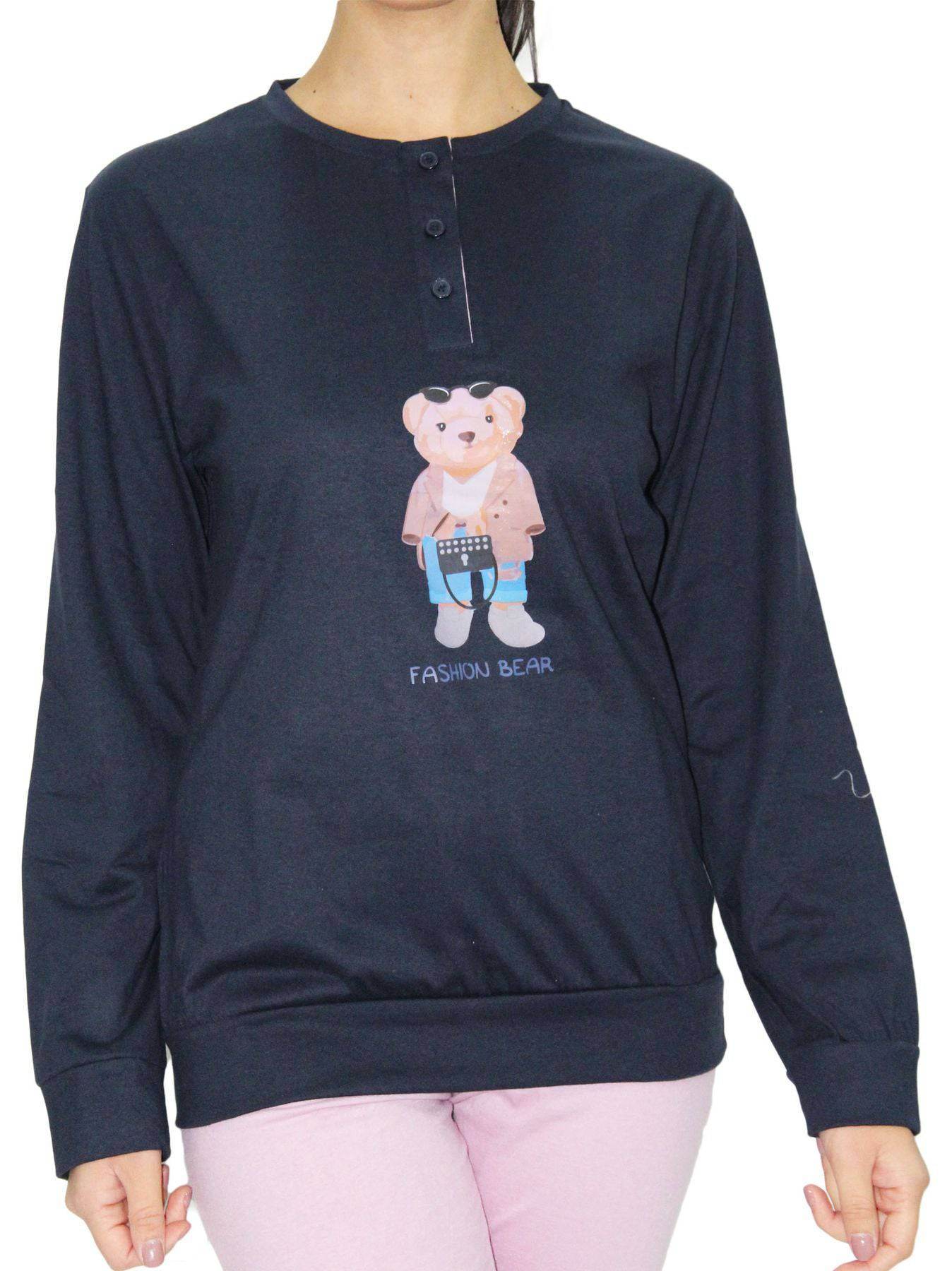 Pigiama Lungo Donna 252 PF No Name - evabiancheria