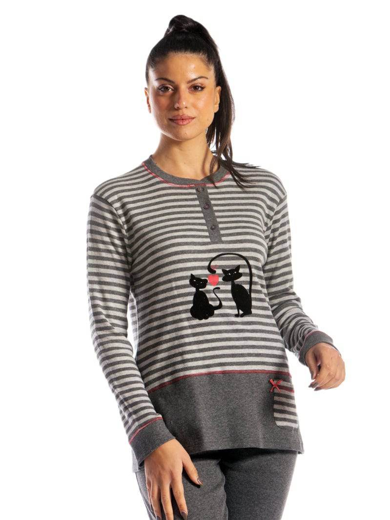 Pigiama Lungo Donna 3001 Mypi - evabiancheria