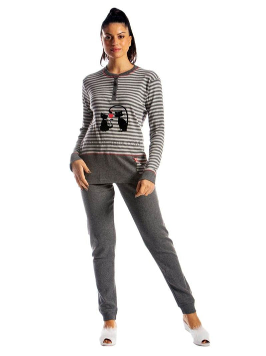 Pigiama Lungo Donna 3001 Mypi - evabiancheria