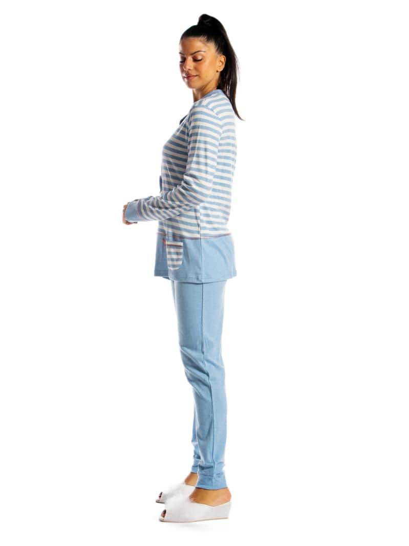 Pigiama Lungo Donna 3001 Mypi - evabiancheria