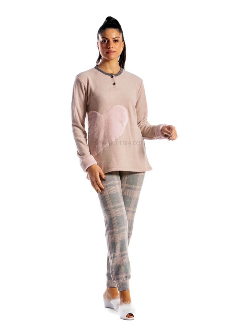 Pigiama Lungo Donna 3064 Mypi - evabiancheria