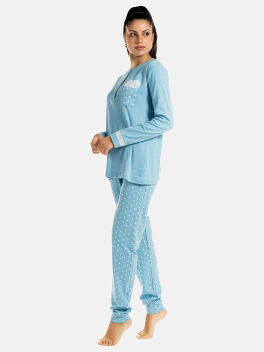 Pigiama Lungo Donna 3527 Mypi - evabiancheria