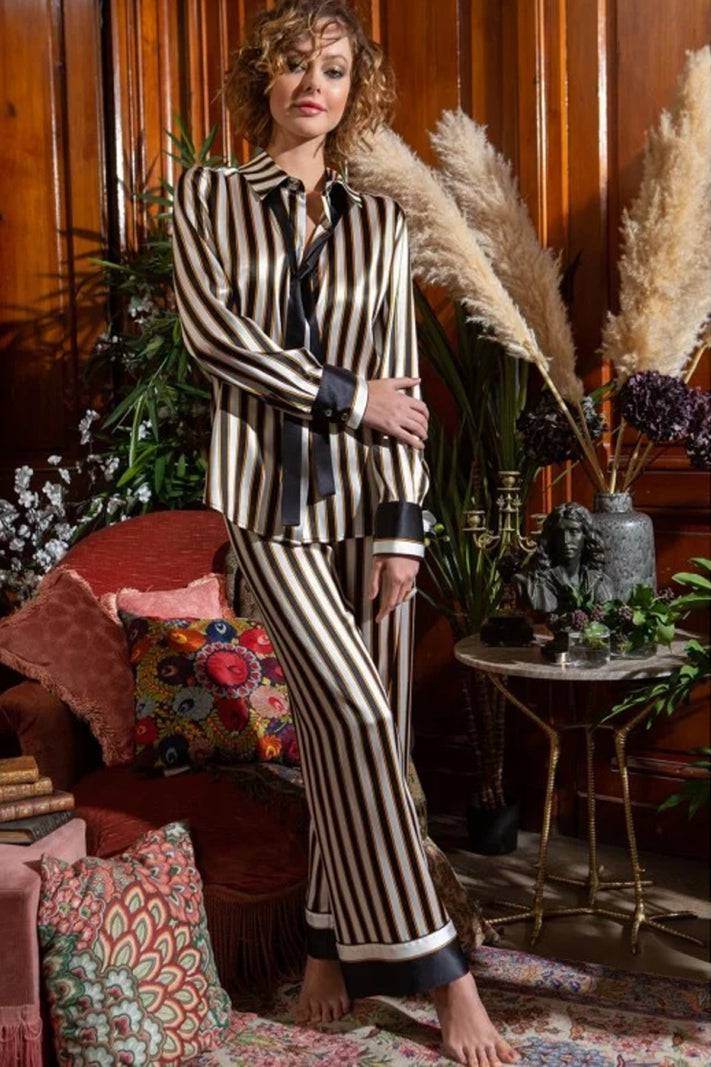 Pigiama Lungo Donna 4LAN5501 Marjolaine - evabiancheria