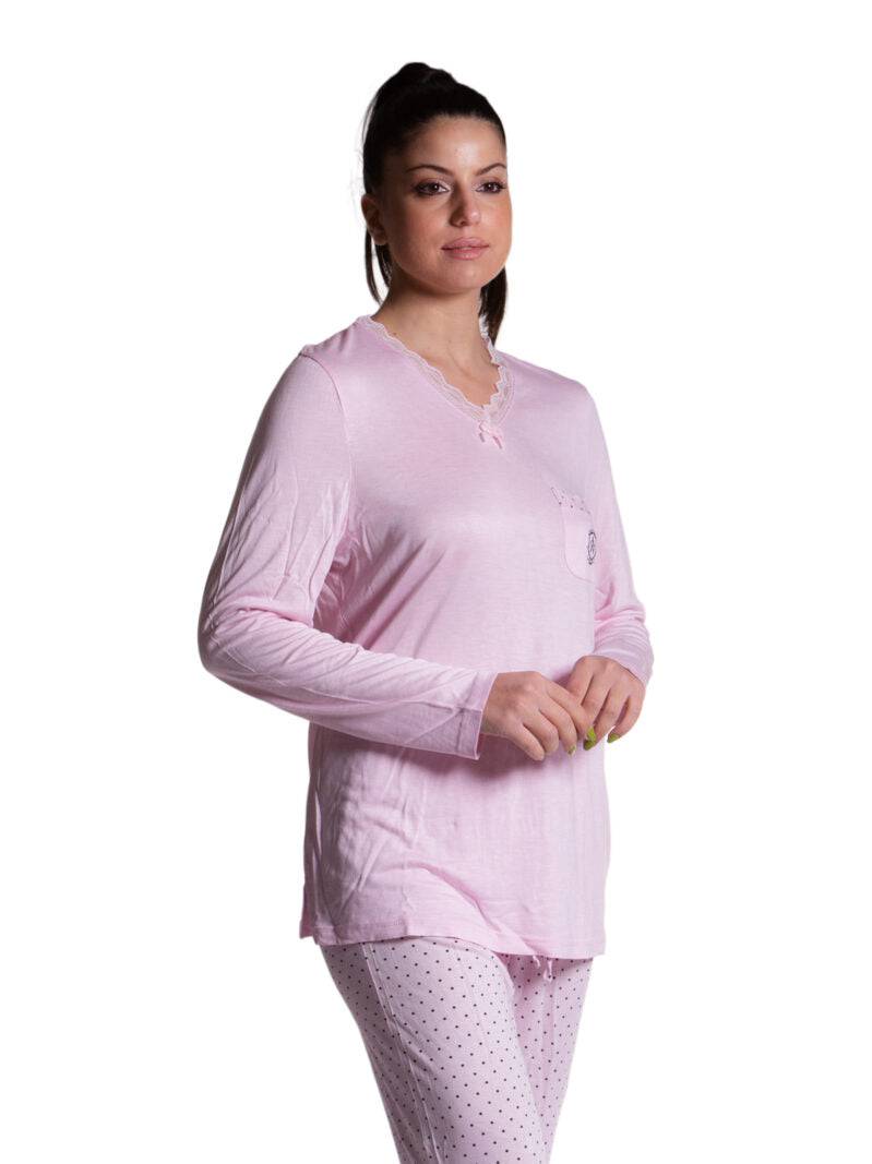 Pigiama Lungo Donna 55816 Admas evabiancheria