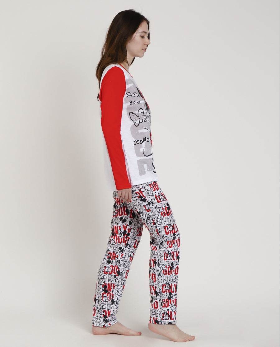 Pigiama Lungo Donna 62305 Disney - evabiancheria