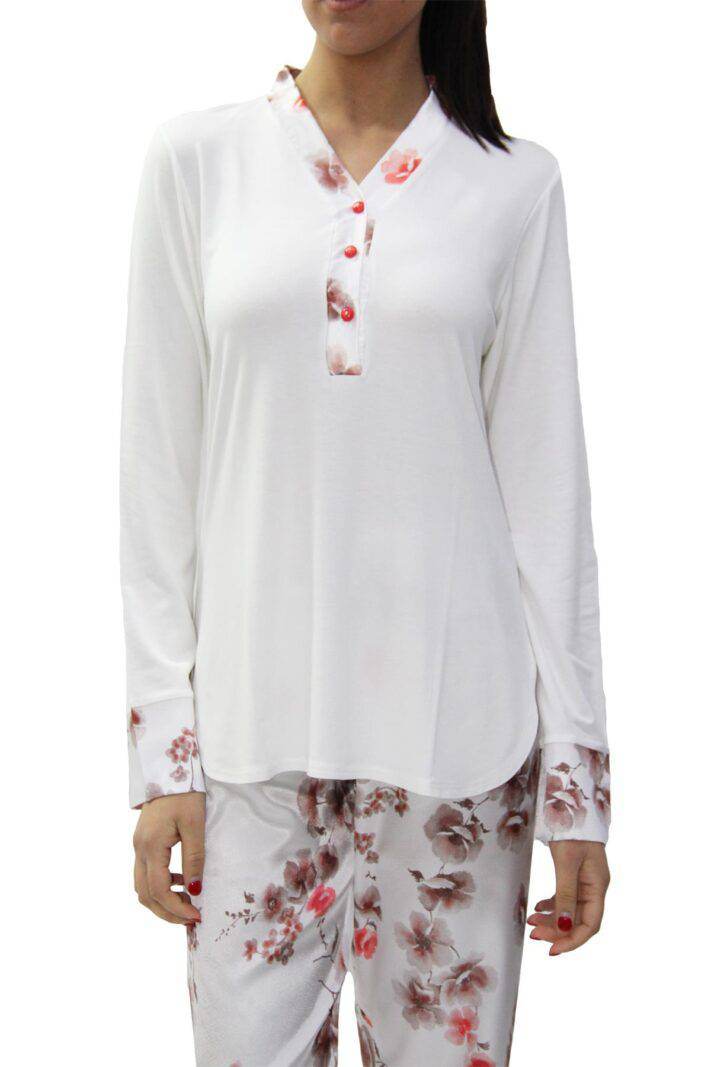 Pigiama Lungo Donna D1053 Amadine - evabiancheria