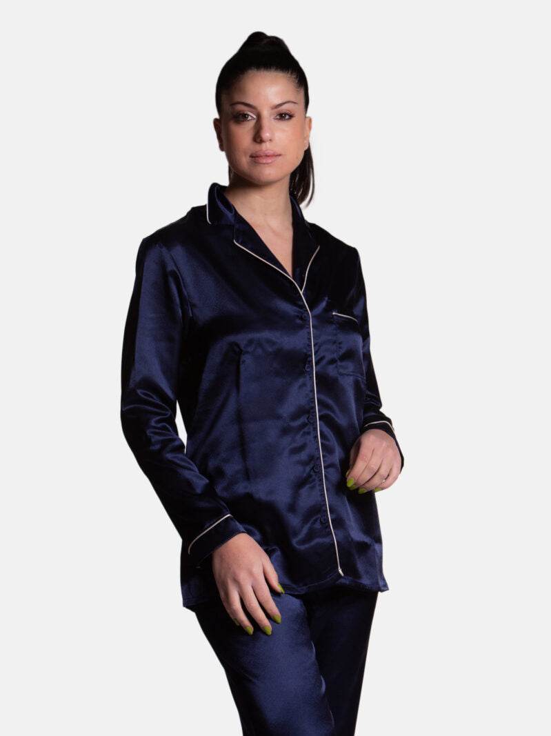 Pigiama Lungo Donna D1325 Amadine - evabiancheria