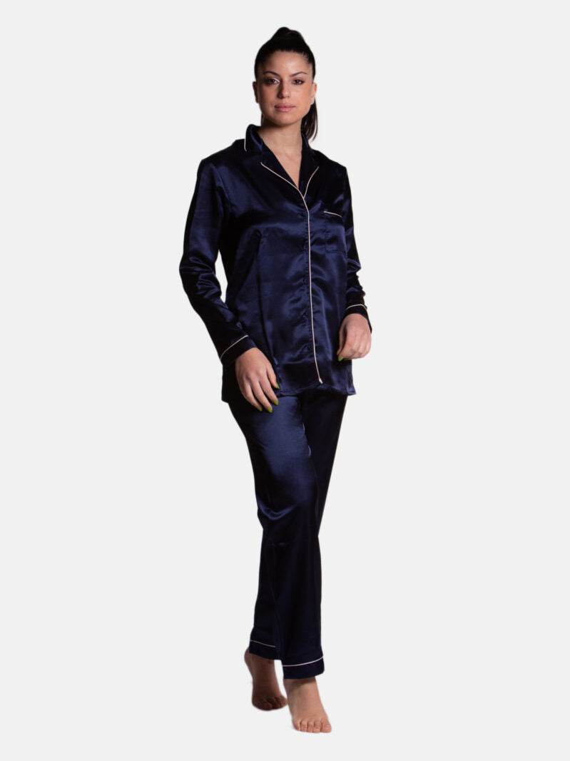 Pigiama Lungo Donna D1325 Amadine - evabiancheria