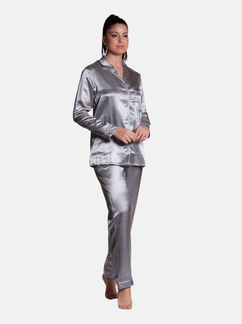 Pigiama Lungo Donna D1325 Amadine - evabiancheria