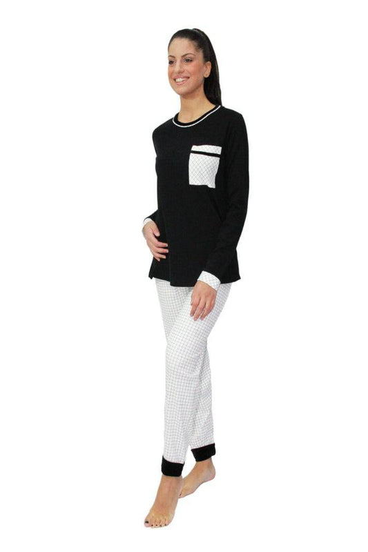 Pigiama Lungo Donna D1352 Amadine - evabiancheria