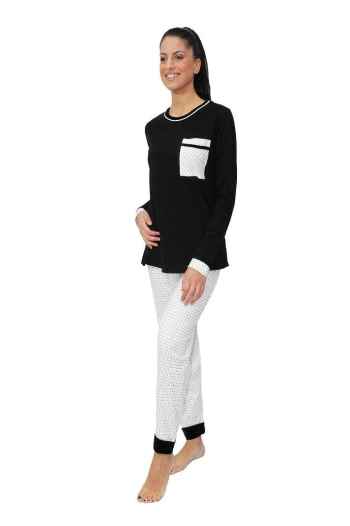 Pigiama Lungo Donna D1352 Amadine - evabiancheria