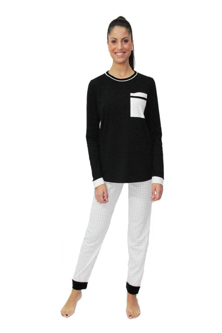 Pigiama Lungo Donna D1352 Amadine - evabiancheria
