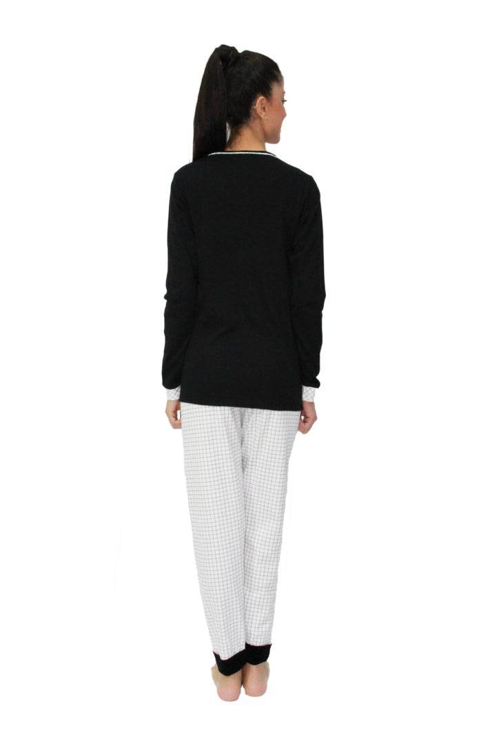 Pigiama Lungo Donna D1352 Amadine - evabiancheria