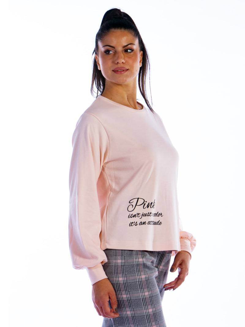 Pigiama Lungo Donna D1882 Amadine - evabiancheria