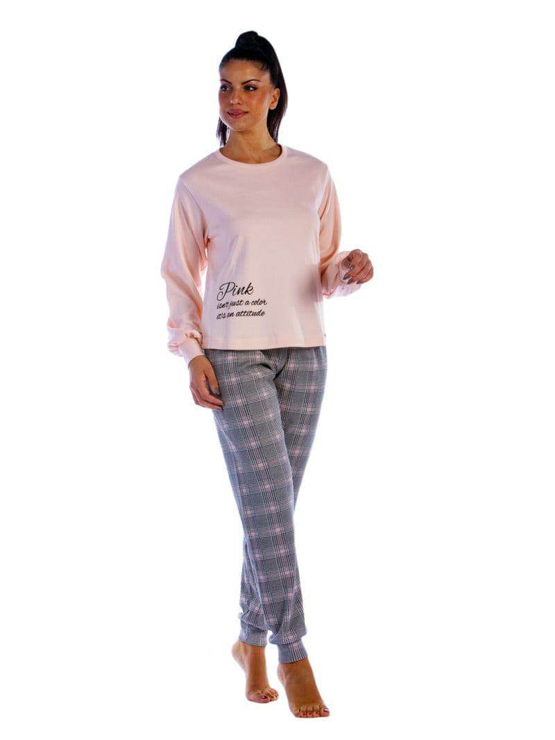 Pigiama Lungo Donna D1882 Amadine - evabiancheria