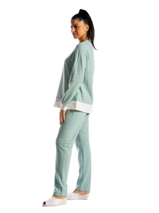 Pigiama Lungo Donna D1912 Amadine - evabiancheria