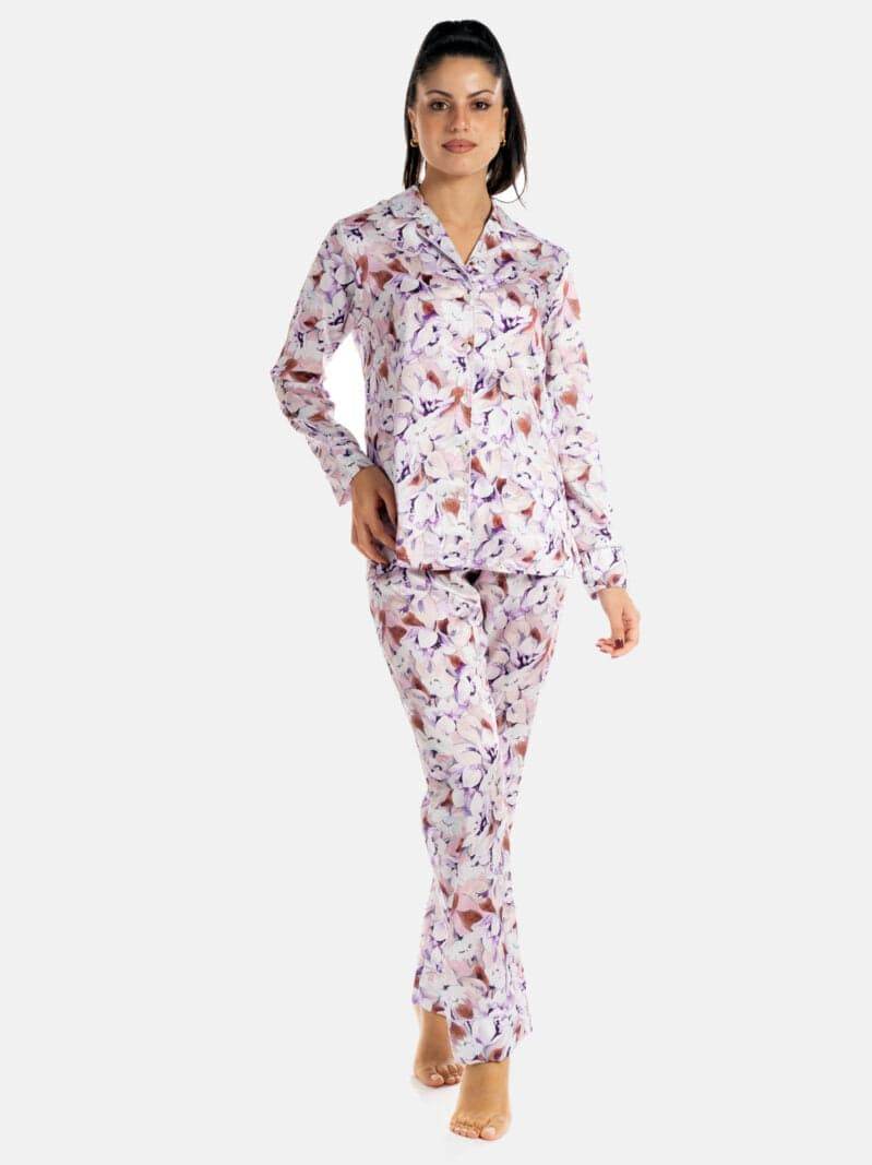 Pigiama Lungo Donna D2244 Amadine - evabiancheria