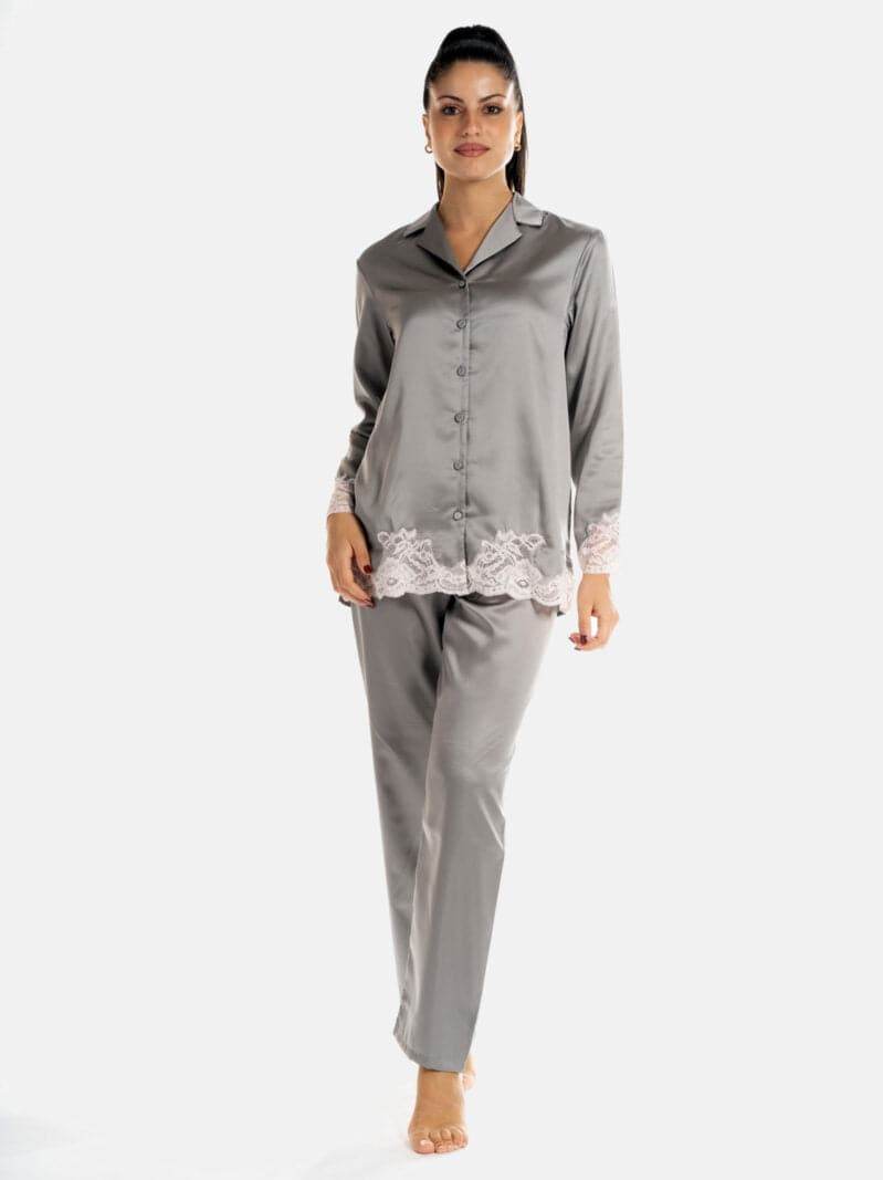 Pigiama Lungo Donna D2267 Amadine - evabiancheria