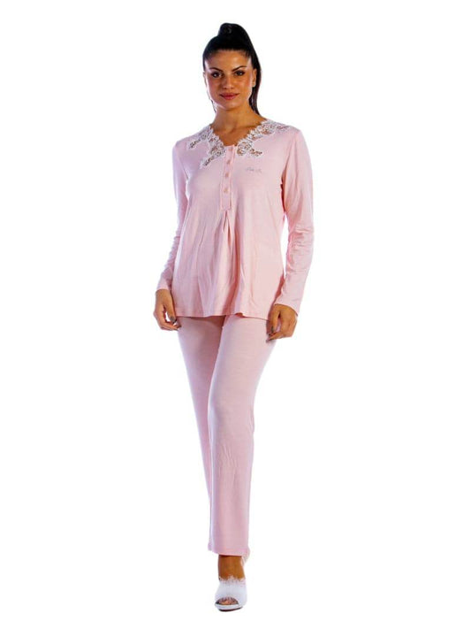 Pigiama Lungo Donna DL0050 Liu Jo Home - evabiancheria