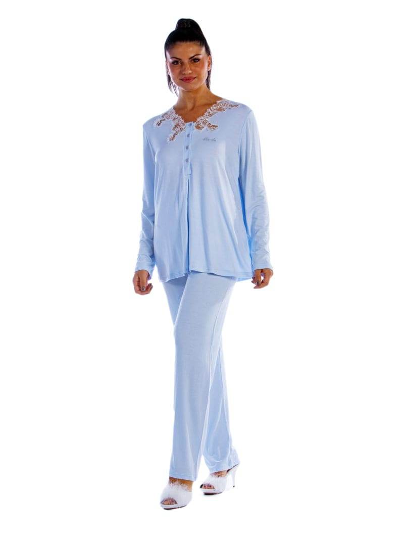 Pigiama Lungo Donna DL0050 Liu Jo Home - evabiancheria