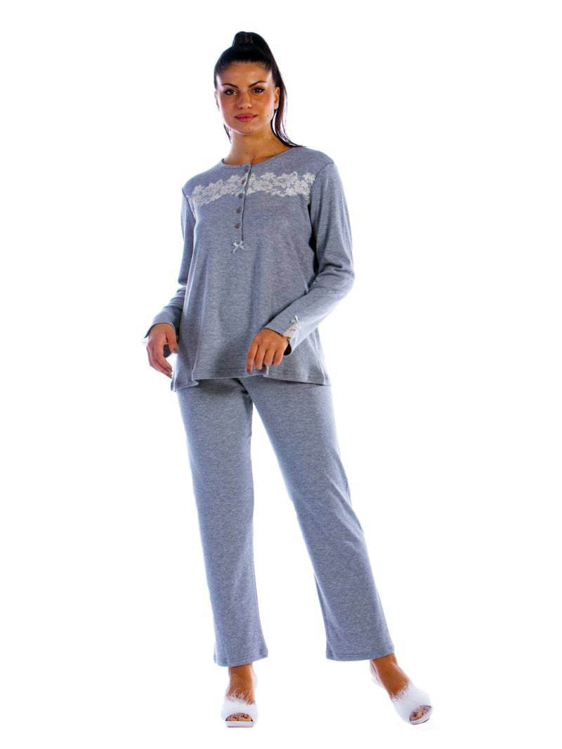 Pigiama Lungo Donna DL0170 Liu Jo Home - evabiancheria