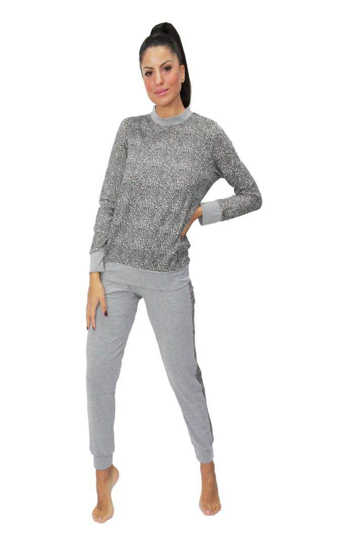 Pigiama Lungo Donna EMY 3C Julie - evabiancheria