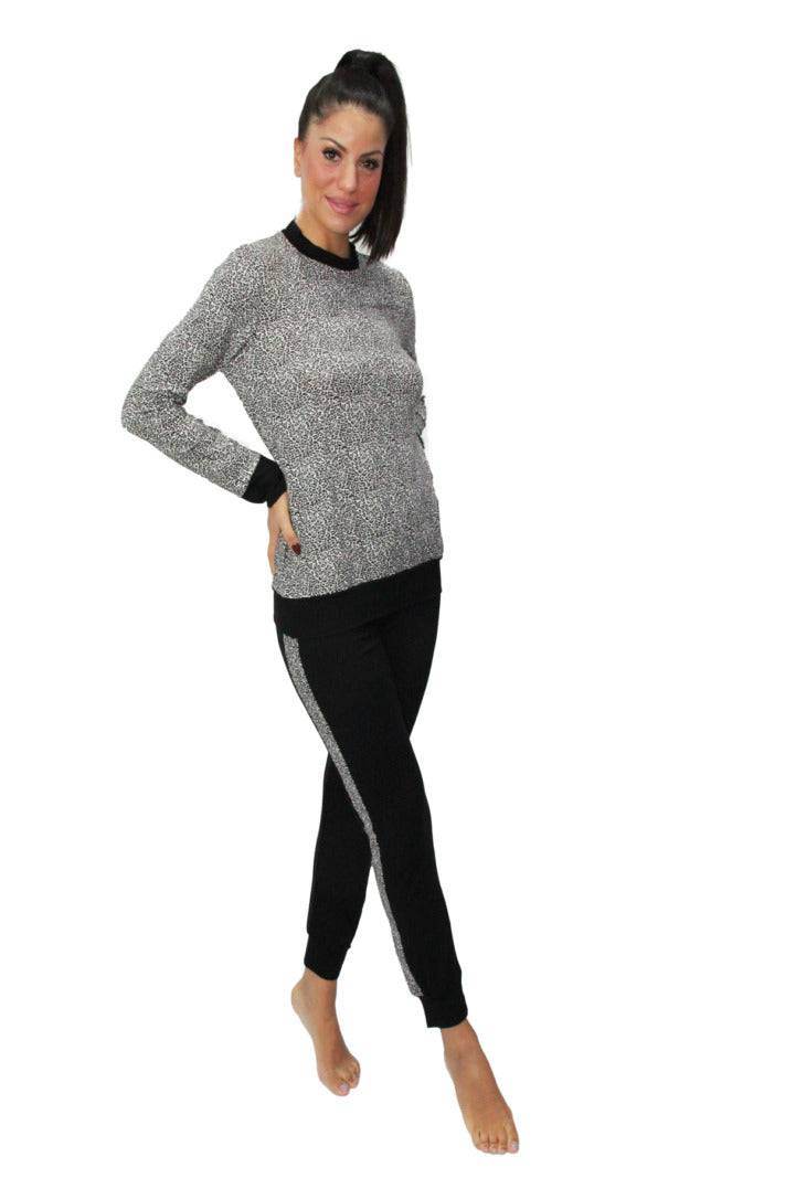 Pigiama Lungo Donna EMY 3C Julie - evabiancheria