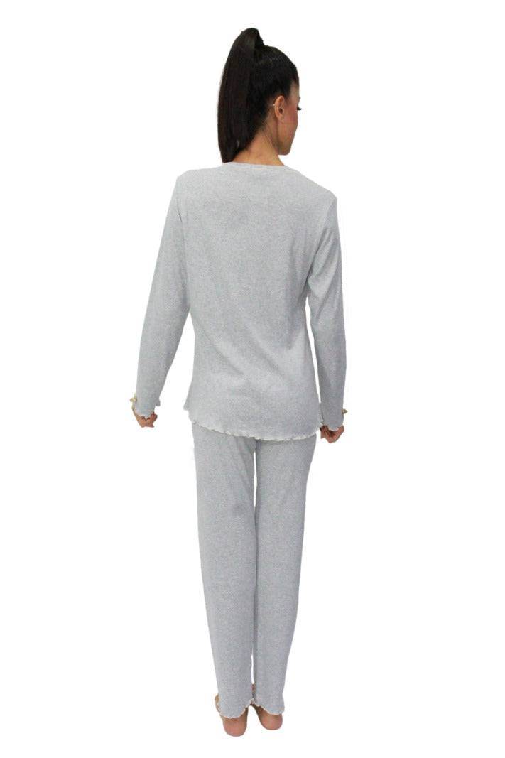Pigiama Lungo Donna ESTER 3 Julie - evabiancheria