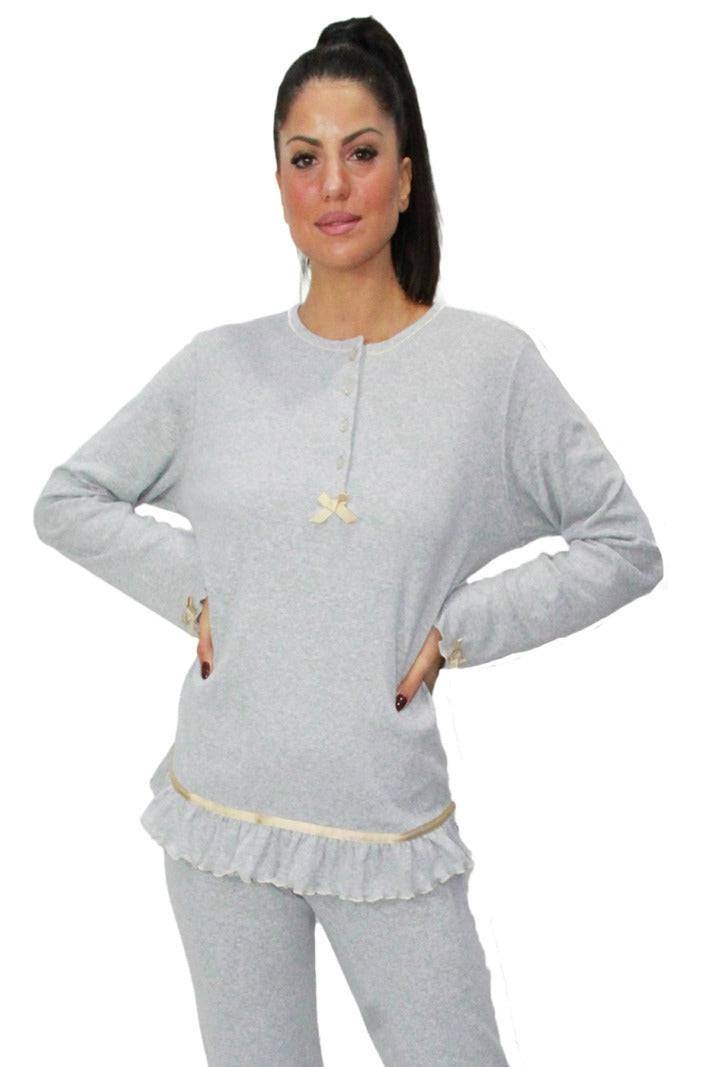 Pigiama Lungo Donna ESTER 3 Julie - evabiancheria