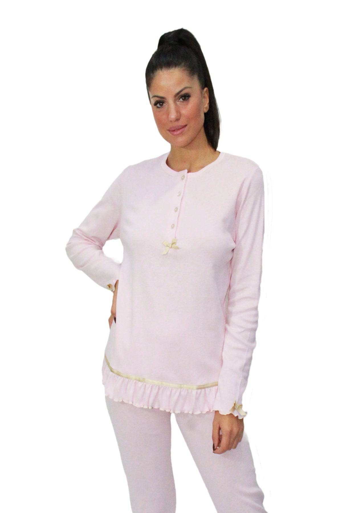 Pigiama Lungo Donna ESTER 3 Julie - evabiancheria