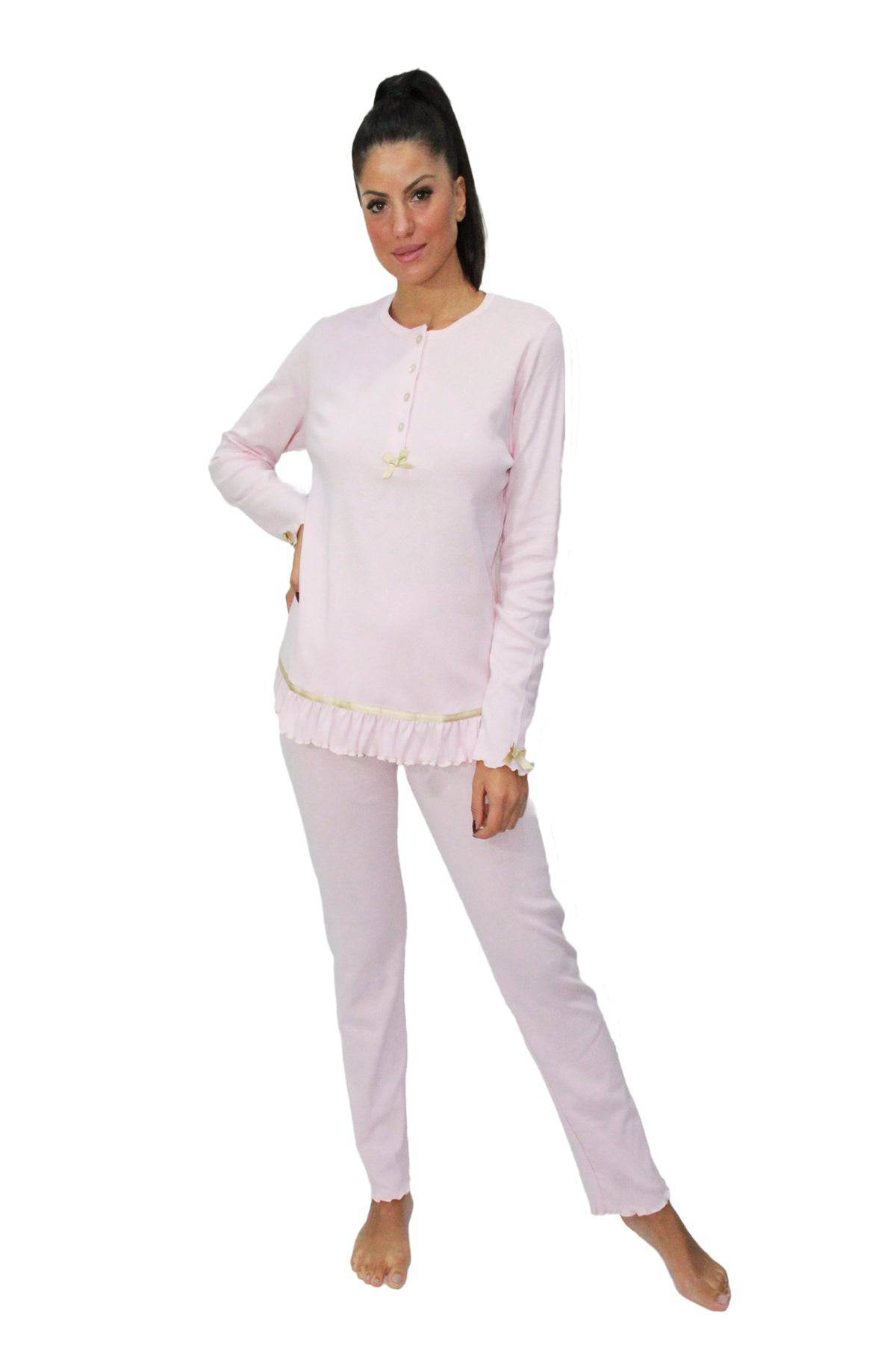 Pigiama Lungo Donna ESTER 3 Julie - evabiancheria