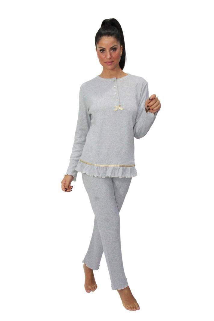 Pigiama Lungo Donna ESTER 3 Julie - evabiancheria