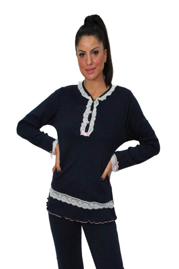 Pigiama Lungo Donna EVA 3 Julie - evabiancheria