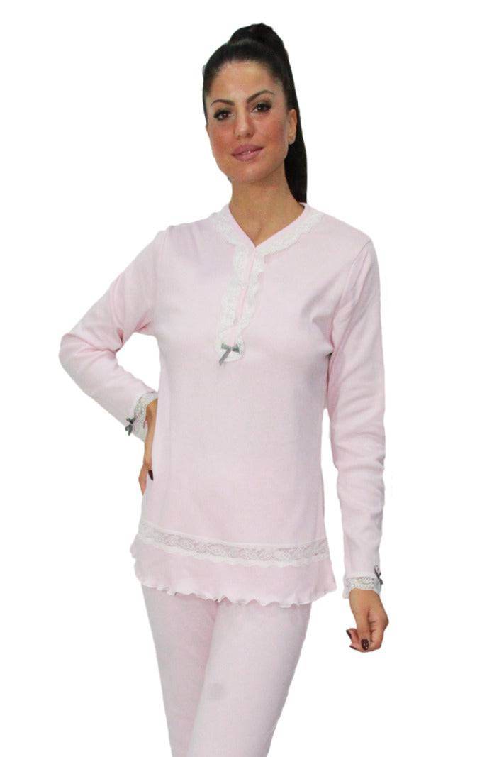 Pigiama Lungo Donna EVA 3 Julie - evabiancheria