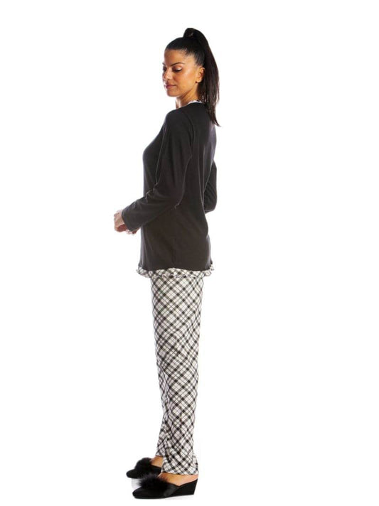 Pigiama Lungo Donna GIADA 3 Julie - evabiancheria