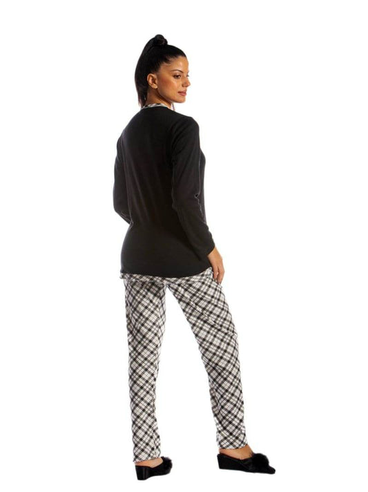 Pigiama Lungo Donna GIADA 3 Julie - evabiancheria