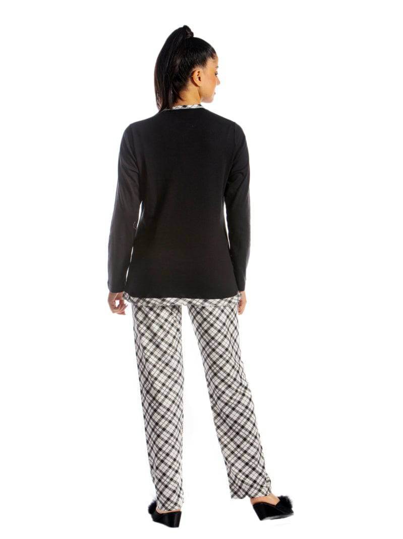 Pigiama Lungo Donna GIADA 3 Julie - evabiancheria