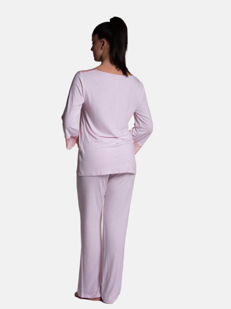 Pigiama Lungo Donna GINGER 8441 Pepita - evabiancheria