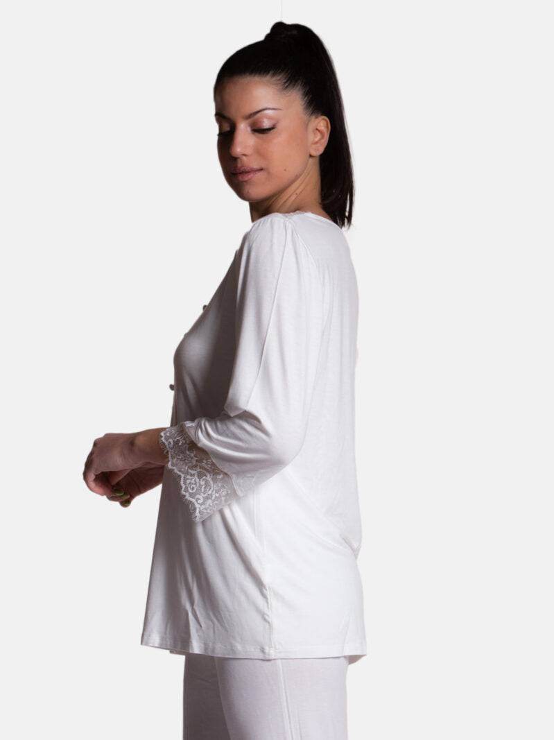 Pigiama Lungo Donna GINGER 8441 Pepita - evabiancheria