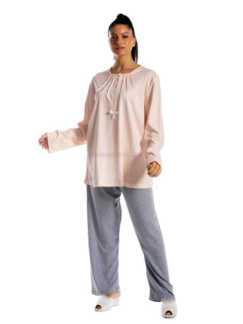 Pigiama Lungo Donna GIODY 3 Julie - evabiancheria