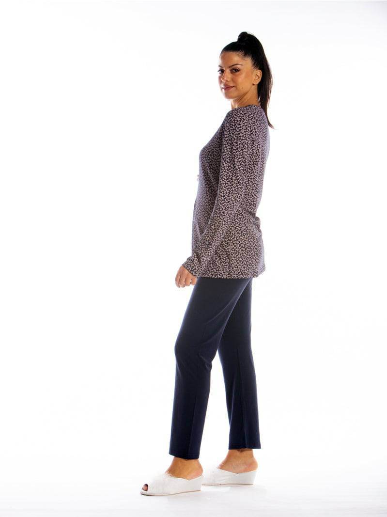 Pigiama Lungo Donna GRAZIA 3 Julie - evabiancheria
